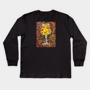 Jackson Pollock Teku Beer Glass Kids Long Sleeve T-Shirt